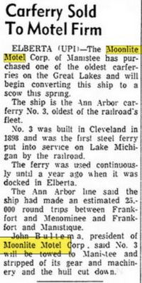 Moonlite Motel - Feb 1962 Article On Ferry (newer photo)